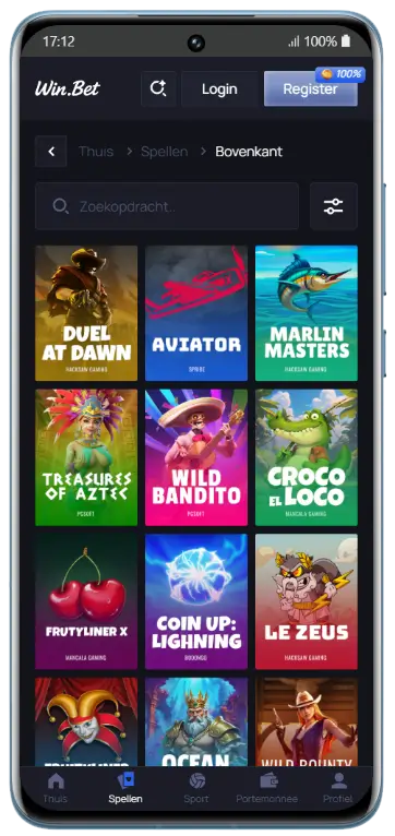Win.Bet populaire casinospellen overzicht